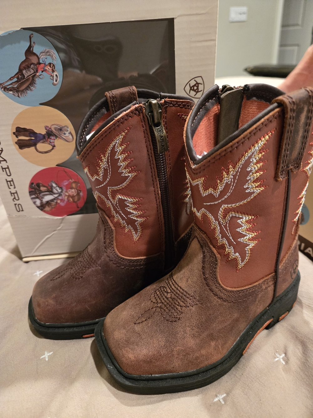 Ariat Lil' Stompers Toddler Western Boots, Workhog